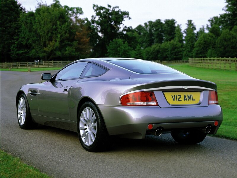 silver aston martin v12