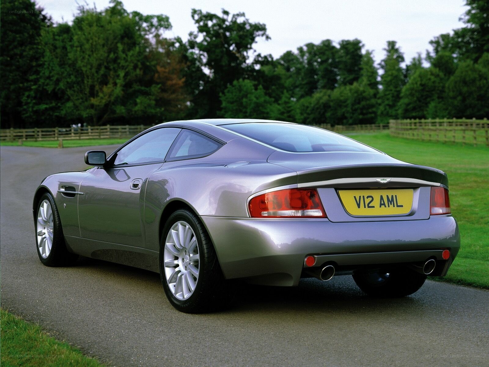 silver aston martin v12