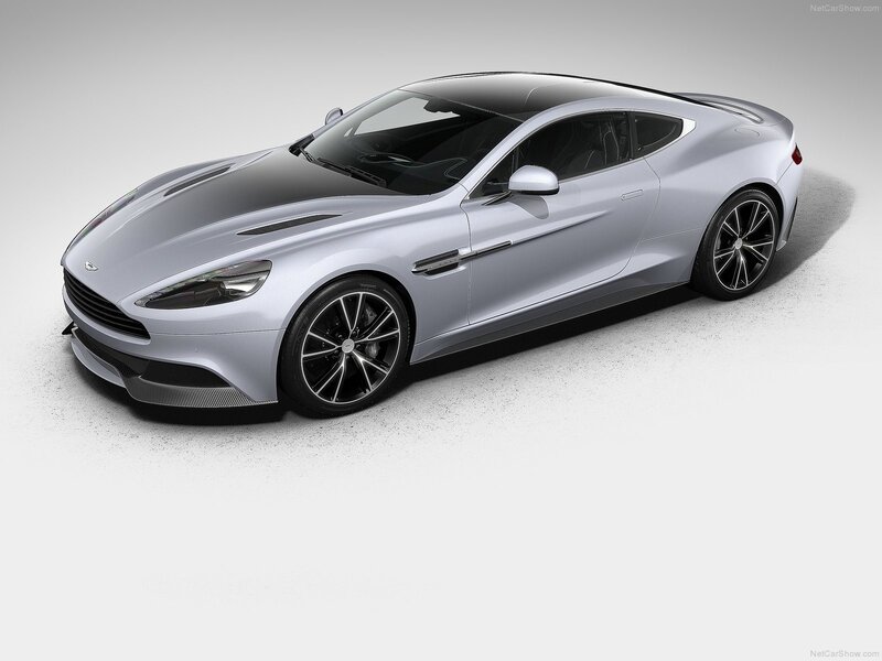 silver aston martin vanquish