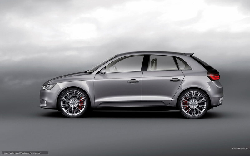 silver audi a1 hatchback
