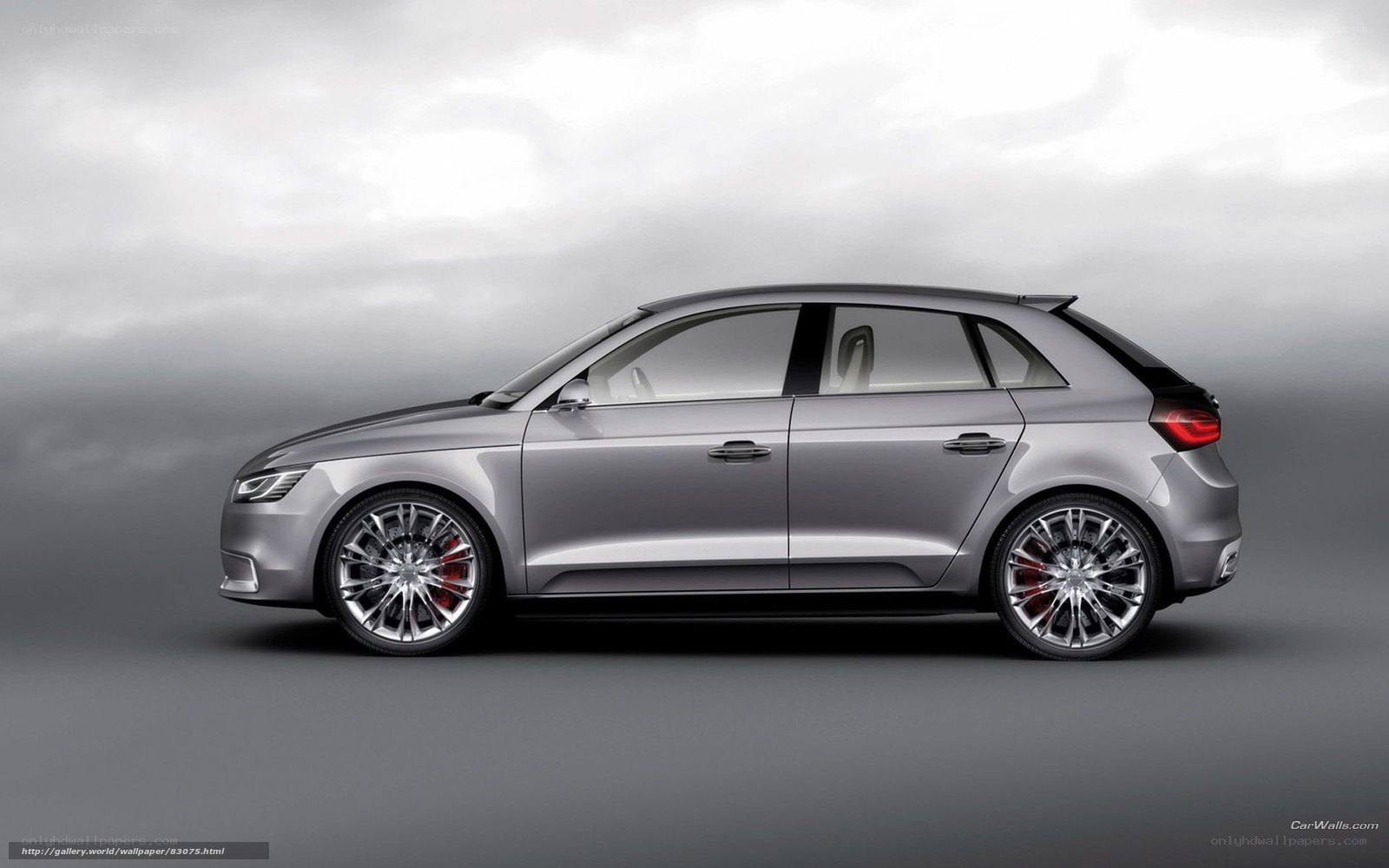 silver audi a1 hatchback