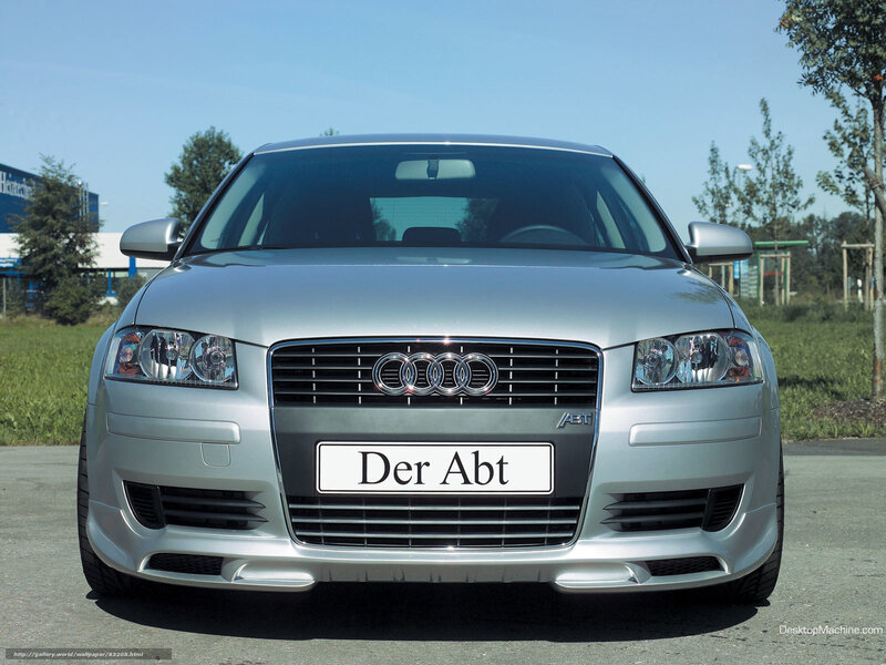 silver audi a3 front view
