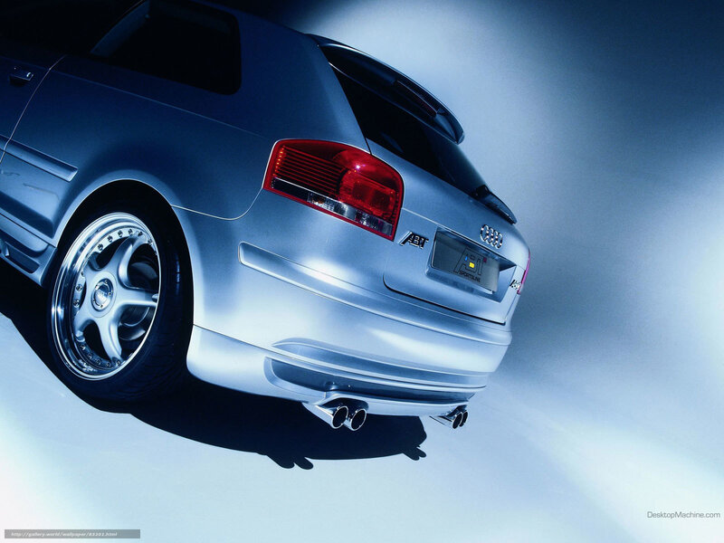 silver audi a3 rear view