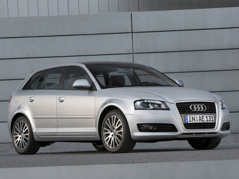silver audi a3 sportback