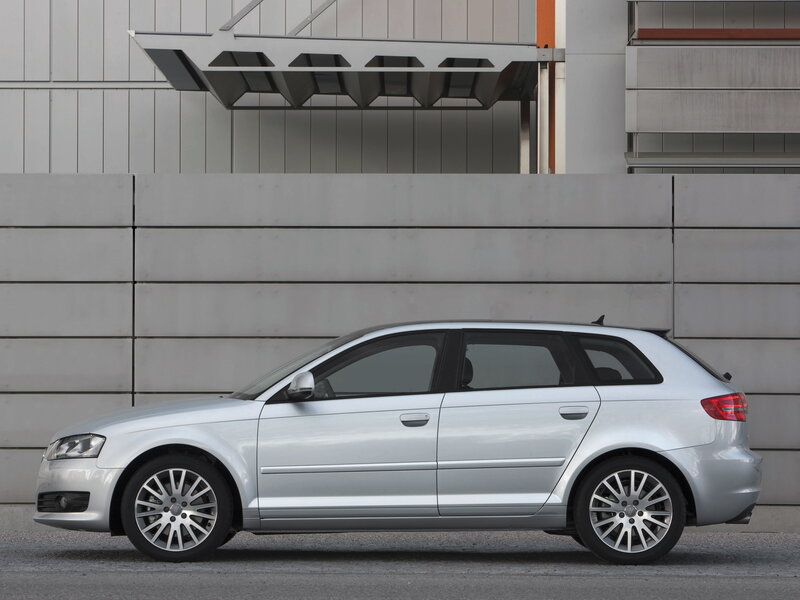 silver audi a3 station wagon