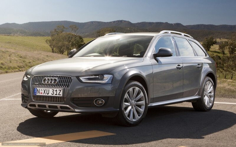 Silver Audi A4 Allroad