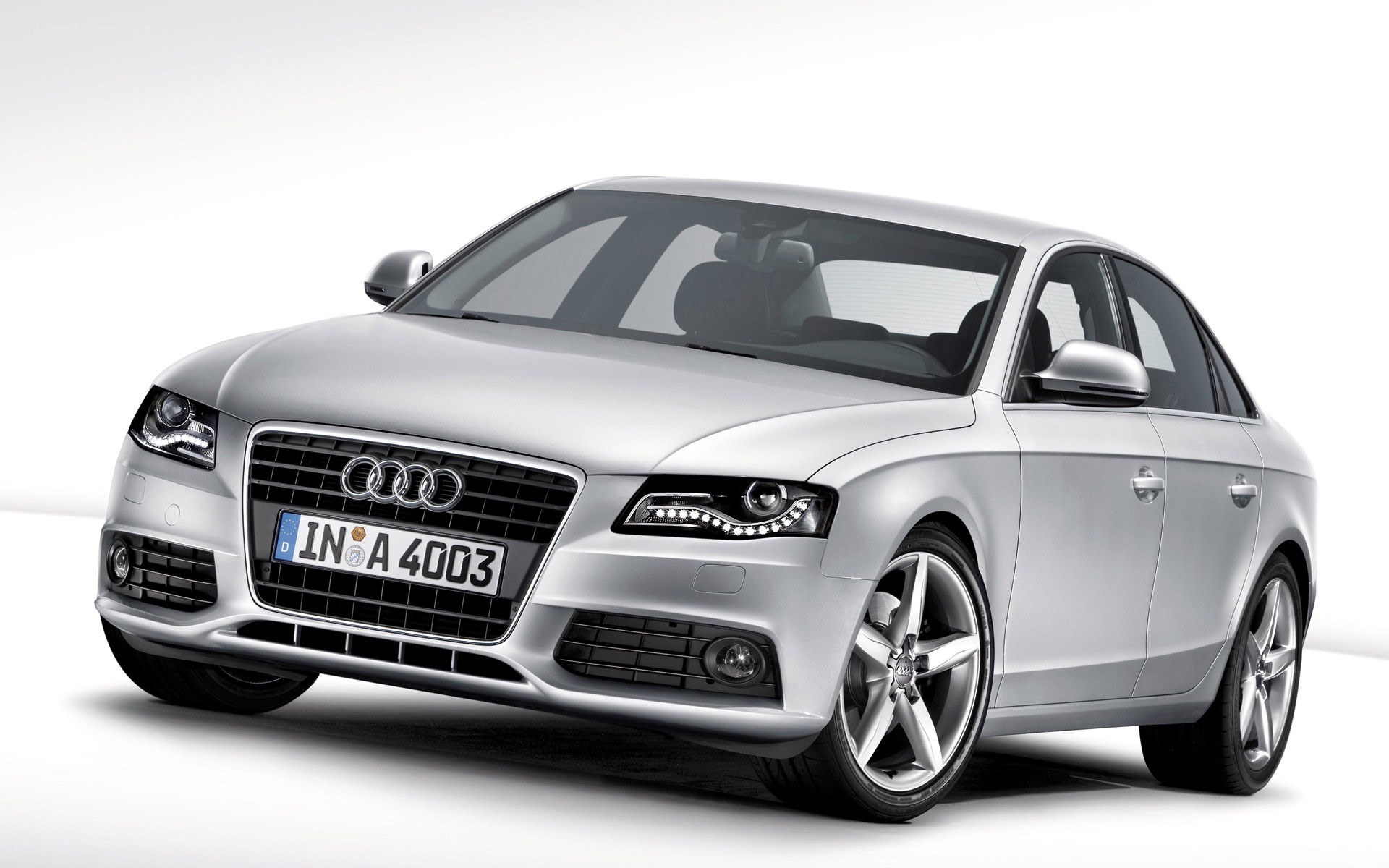 silver audi a4 sedan