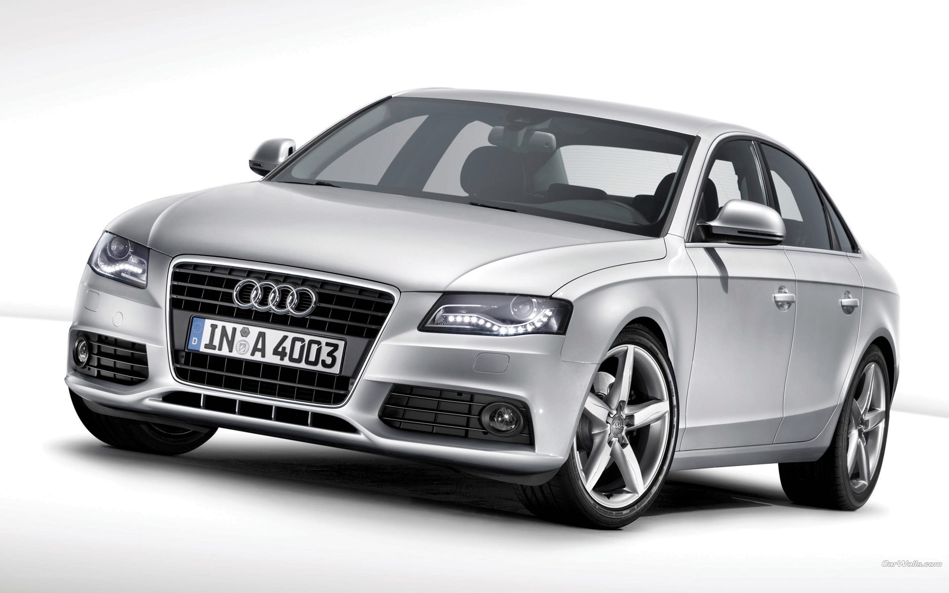 silver audi a4 sedan