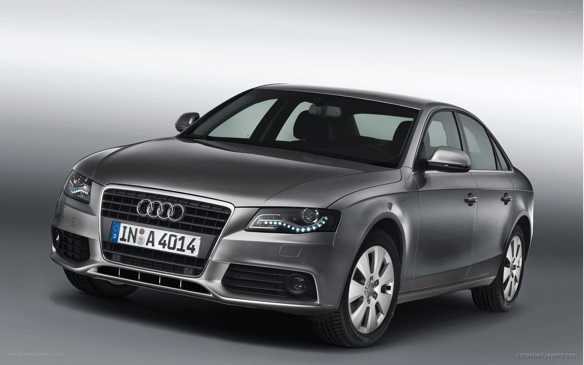 silver audi a4 sedan