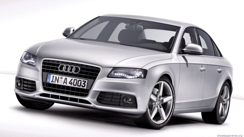 silver audi a4 sedan