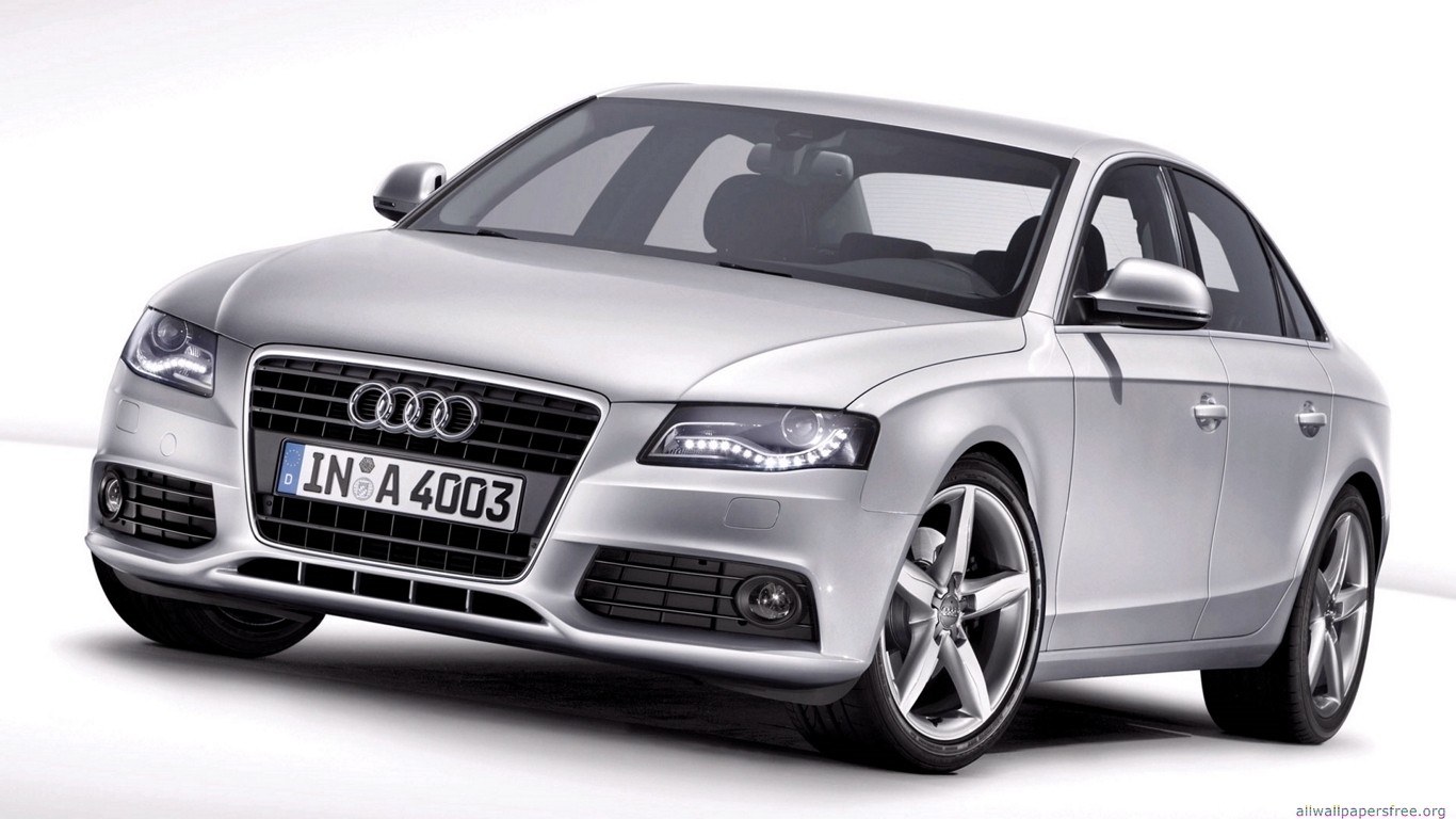 silver audi a4 sedan