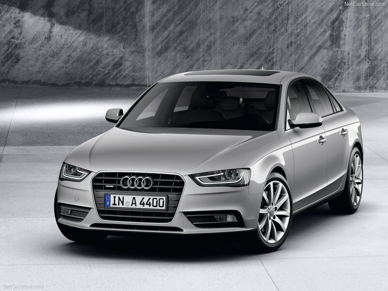 silver audi a4 sedan