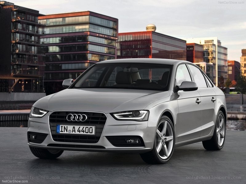 silver audi a4 sedan