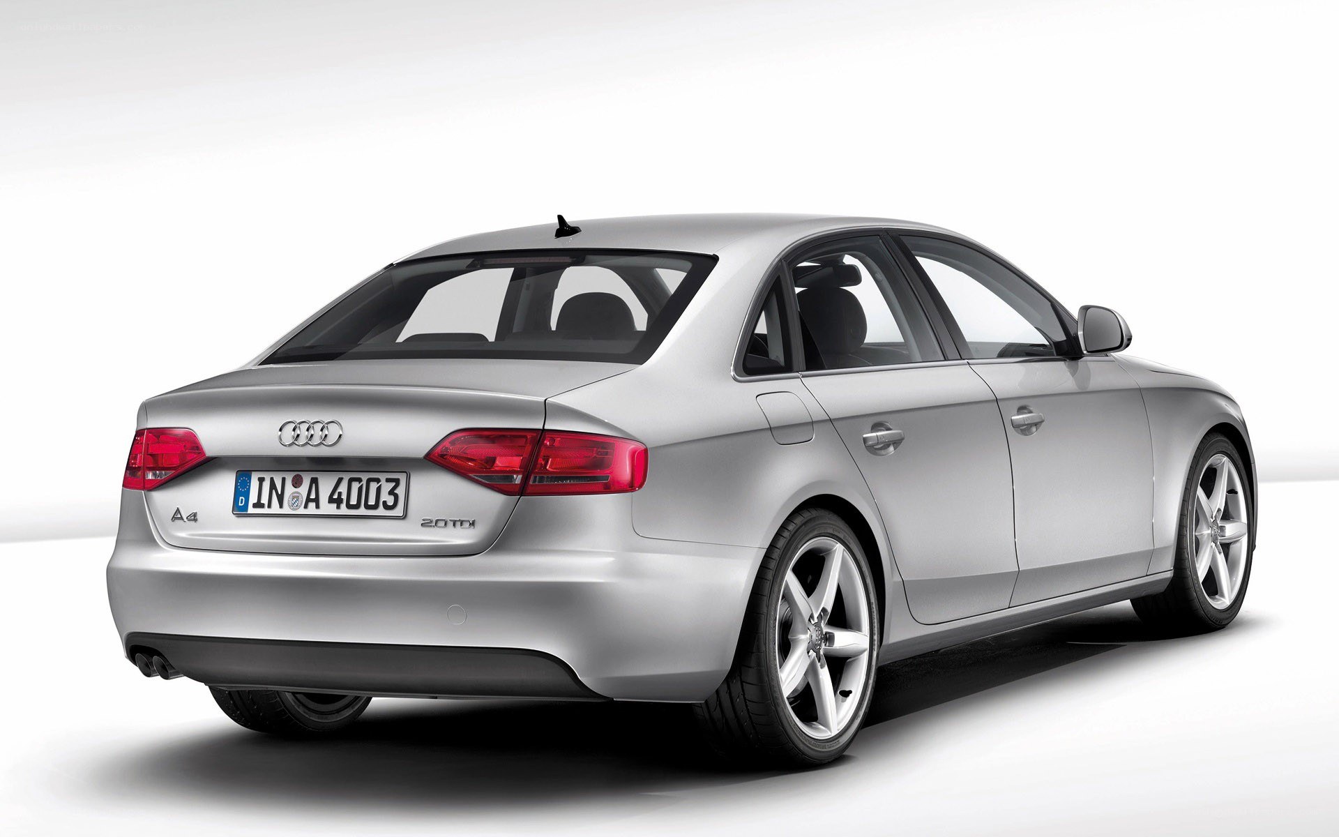 silver audi a4 sedan