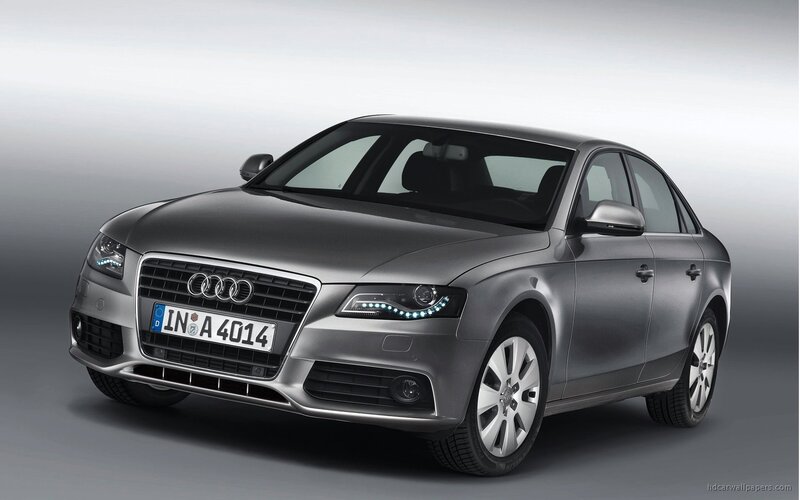 Silver Audi A4 Sedan — Gray, Neutral