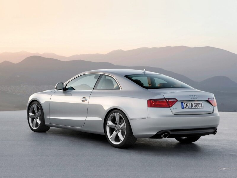 silver audi a5 coupe