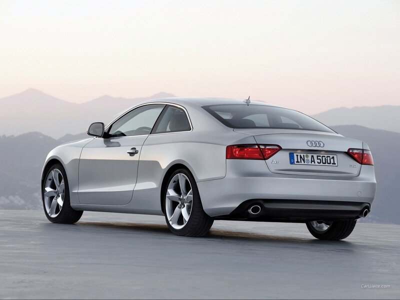 silver audi a5 coupe