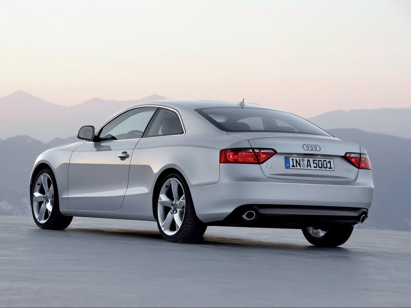 silver audi a5 coupe