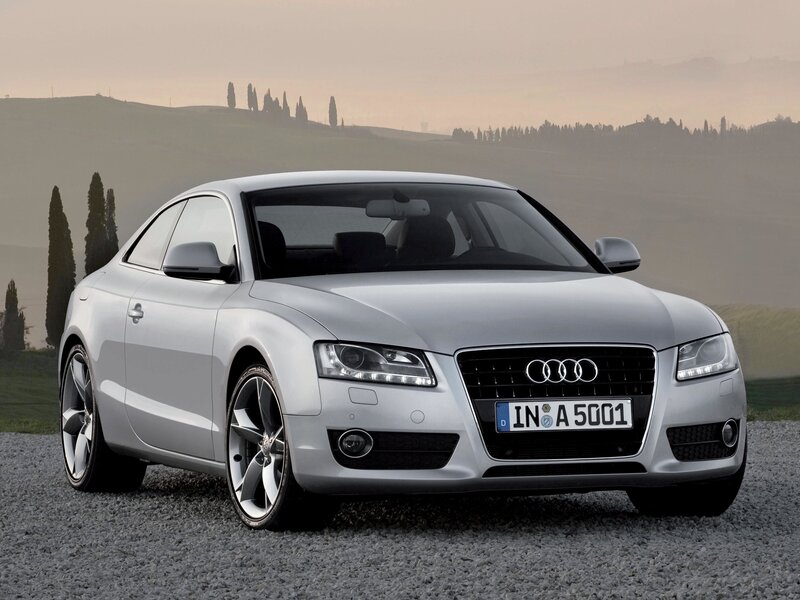 Silver Audi A5 Coupe