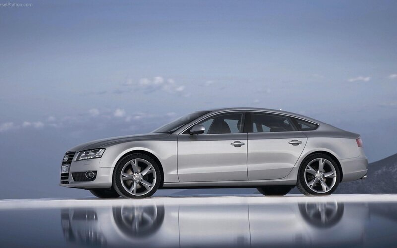 Silver Audi A5 Sedan — Serene, Photograph
