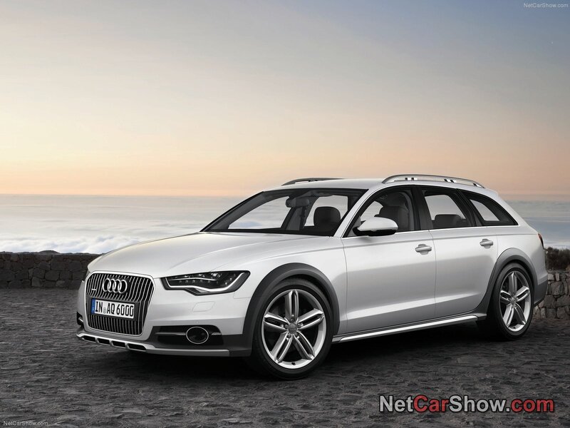 Silver Audi A6 Allroad