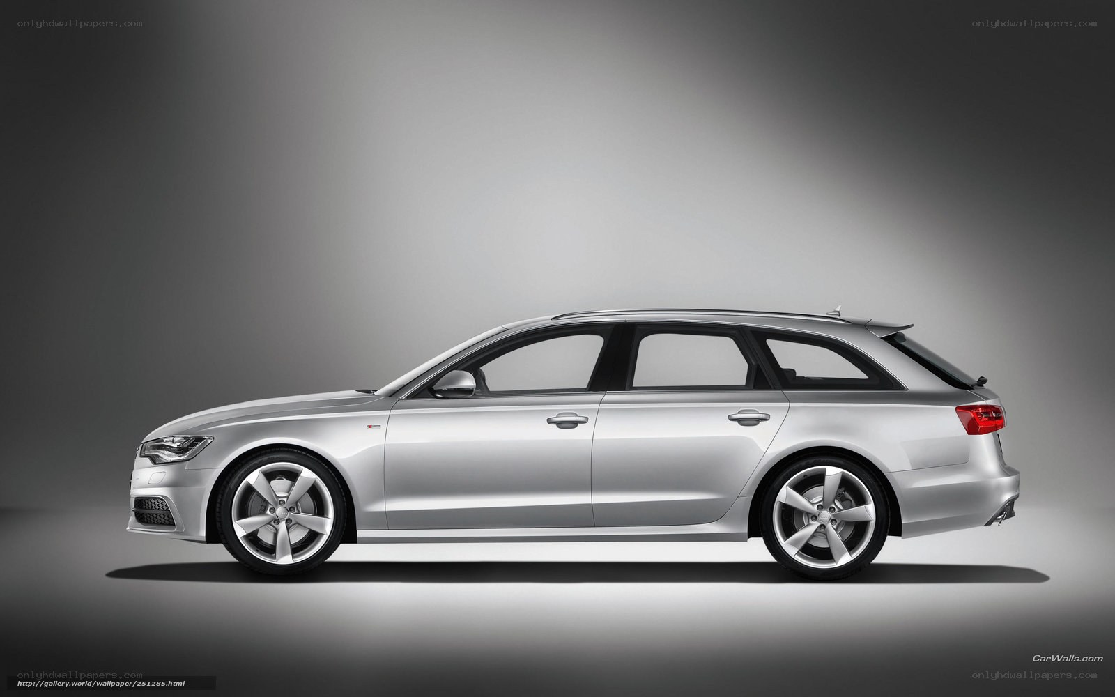 silver audi a6 avant