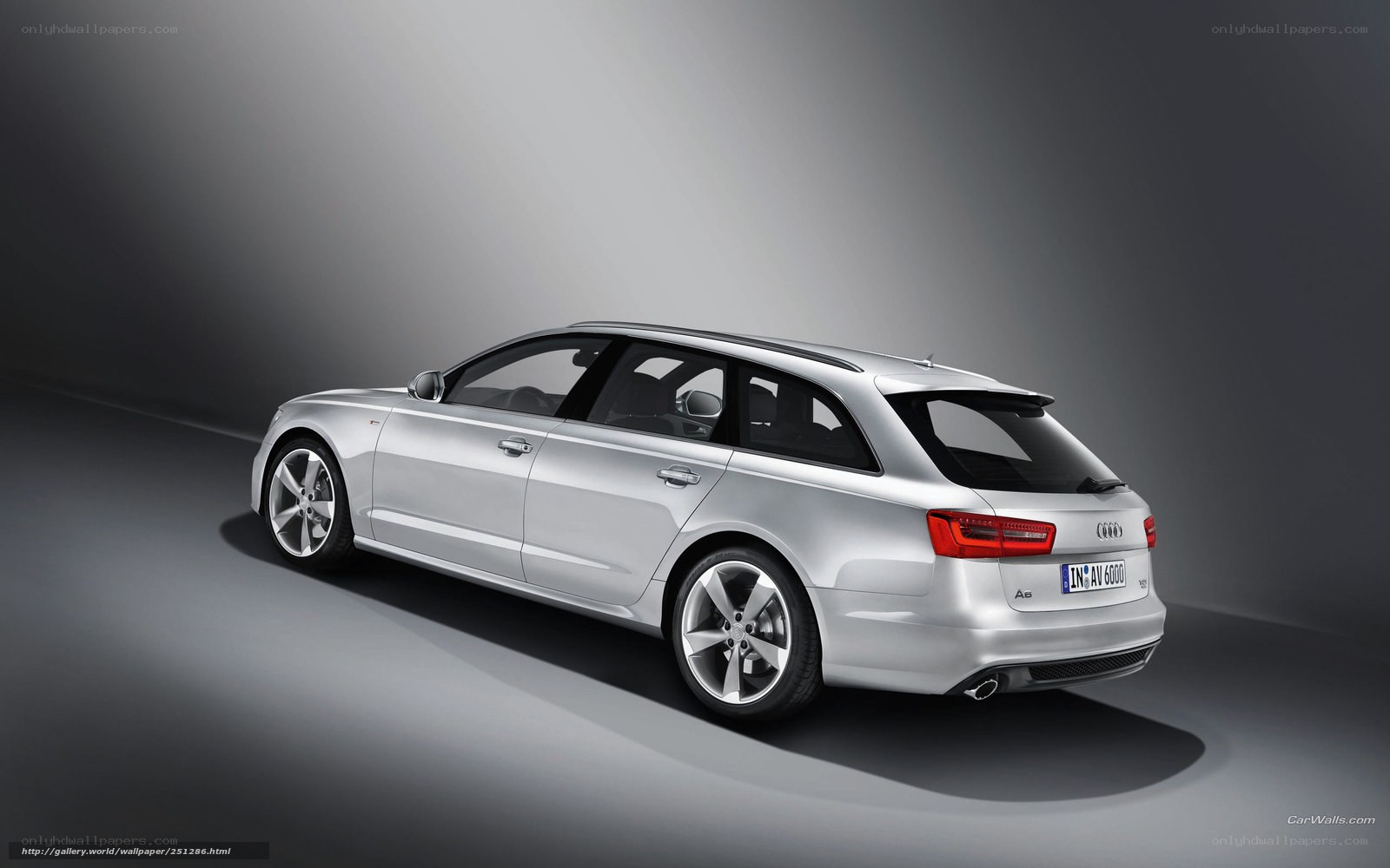 silver audi a6 avant