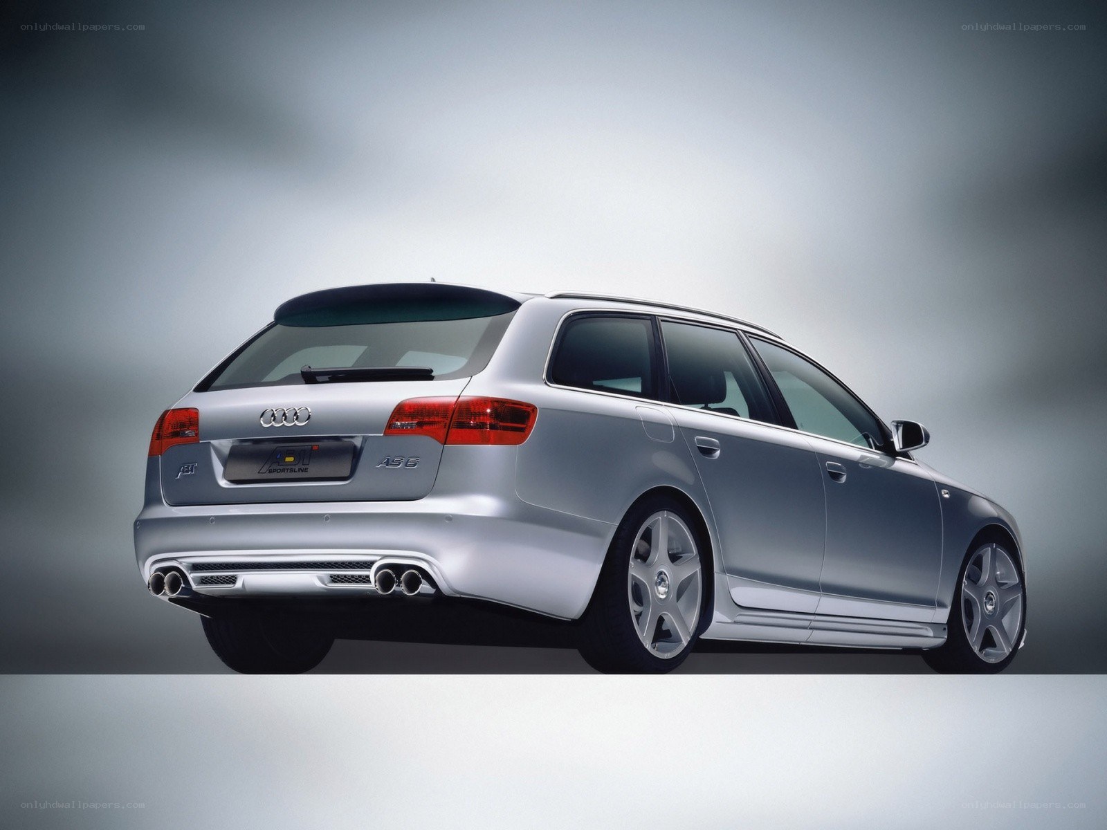 silver audi a6 avant