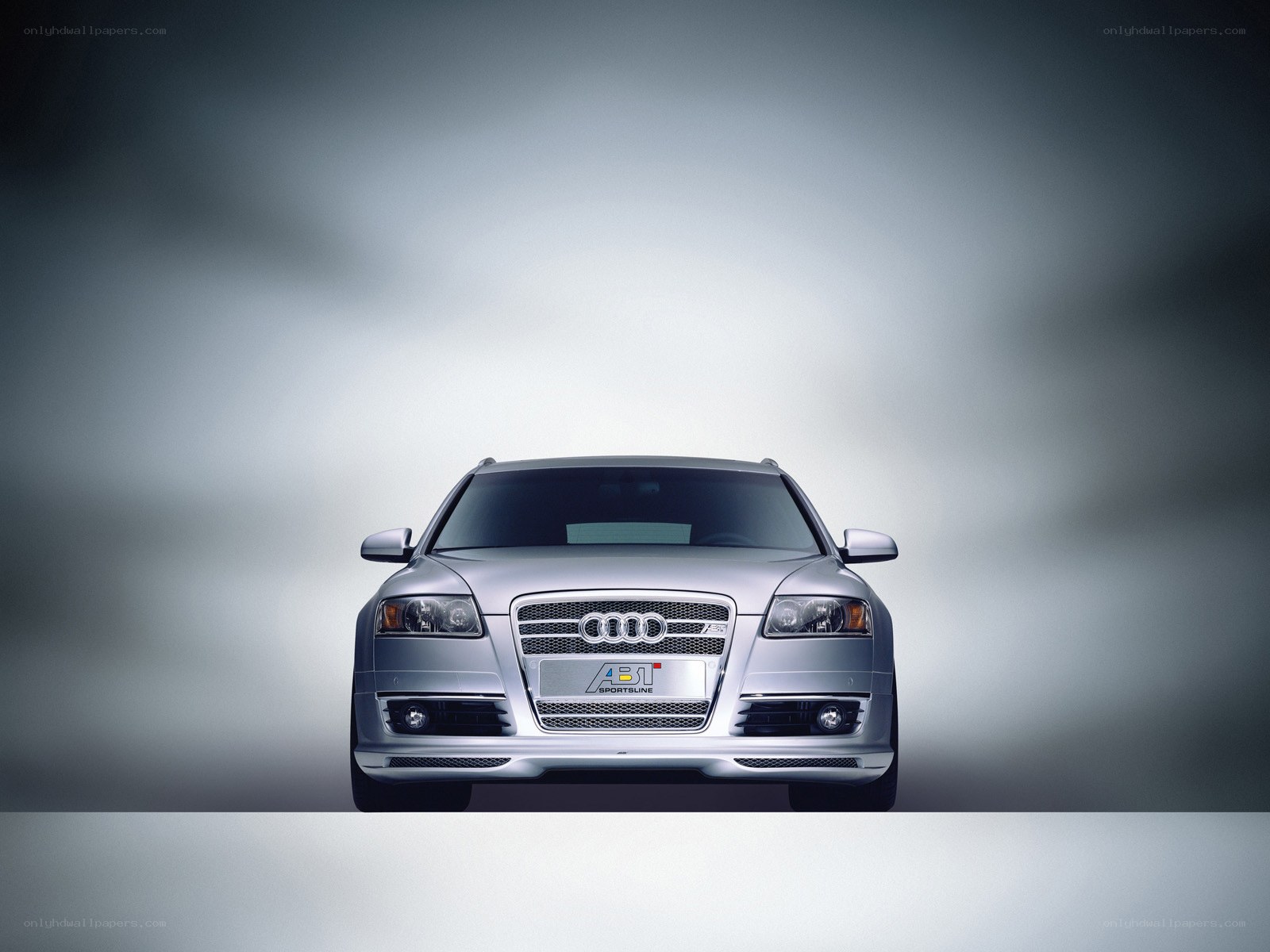 Silver Audi A6 Avant