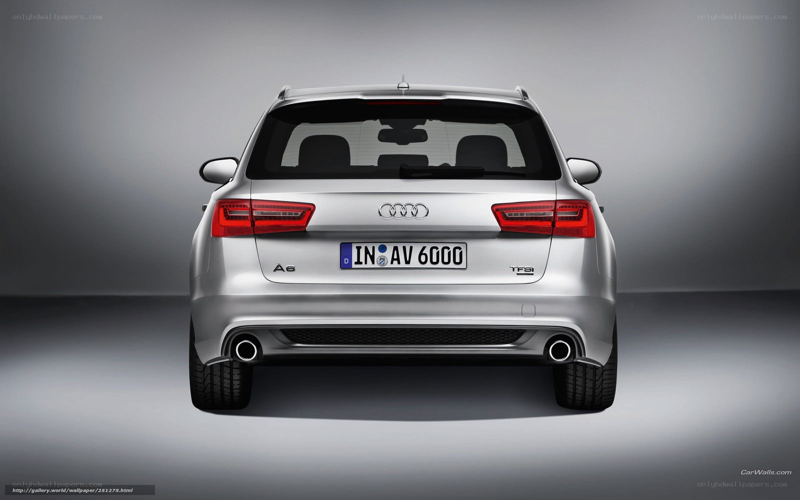 silver audi a6 avant
