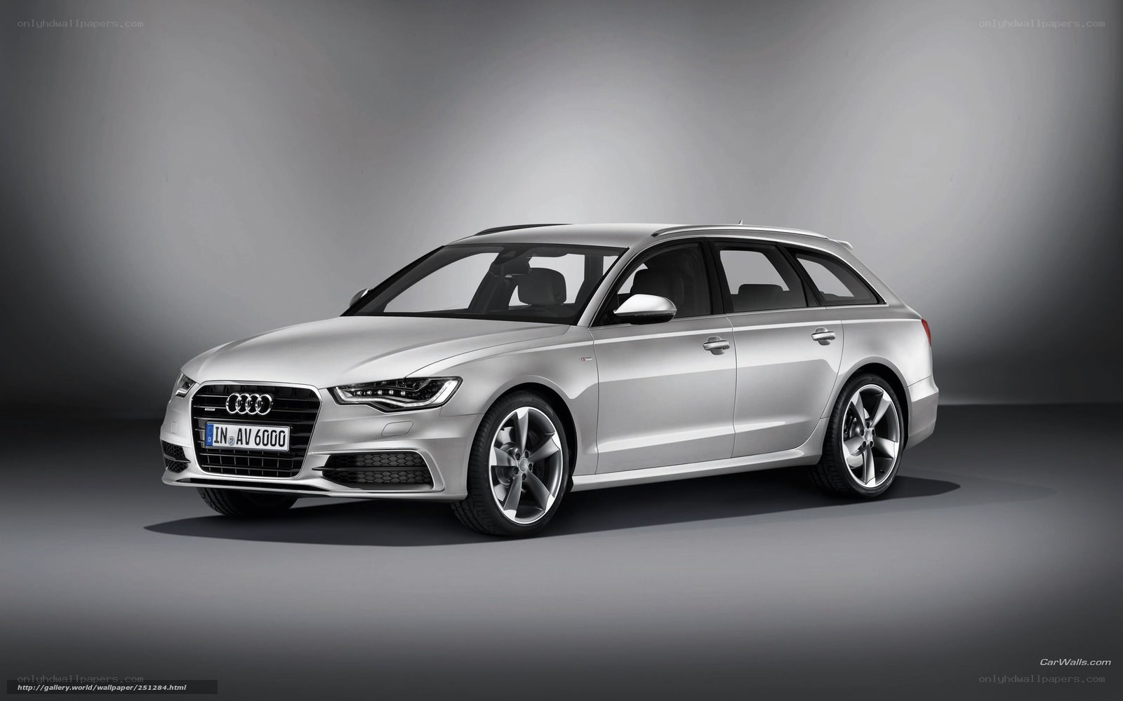 silver audi a6 avant