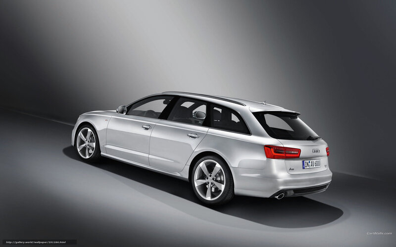 Silver Audi A6 Avant — Dramatic, Photograph, Car, License Plate