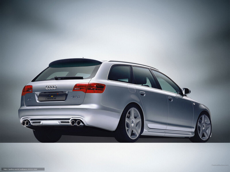Silver Audi A6 Avant — Dramatic, Photograph, Car