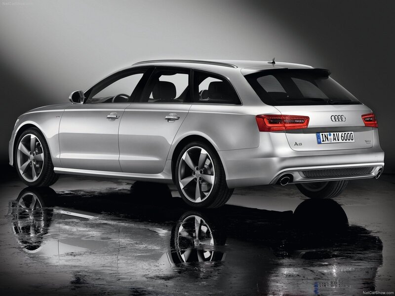 Silver Audi A6 Avant — Dramatic, Photograph