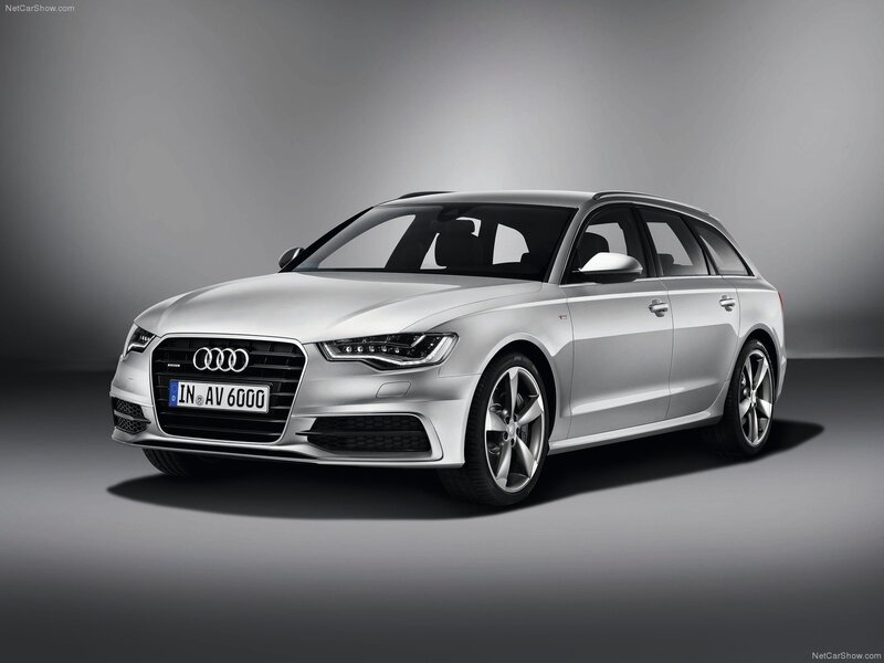 Silver Audi A6 Avant — Dramatic