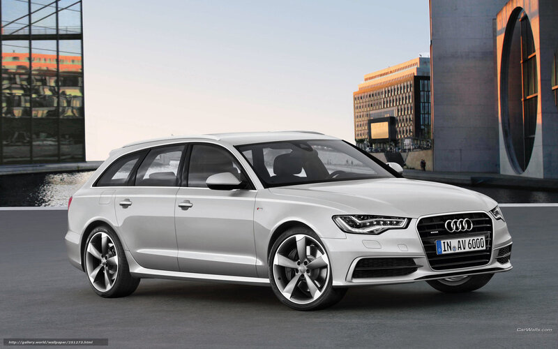 Silver Audi A6 Avant — Modern