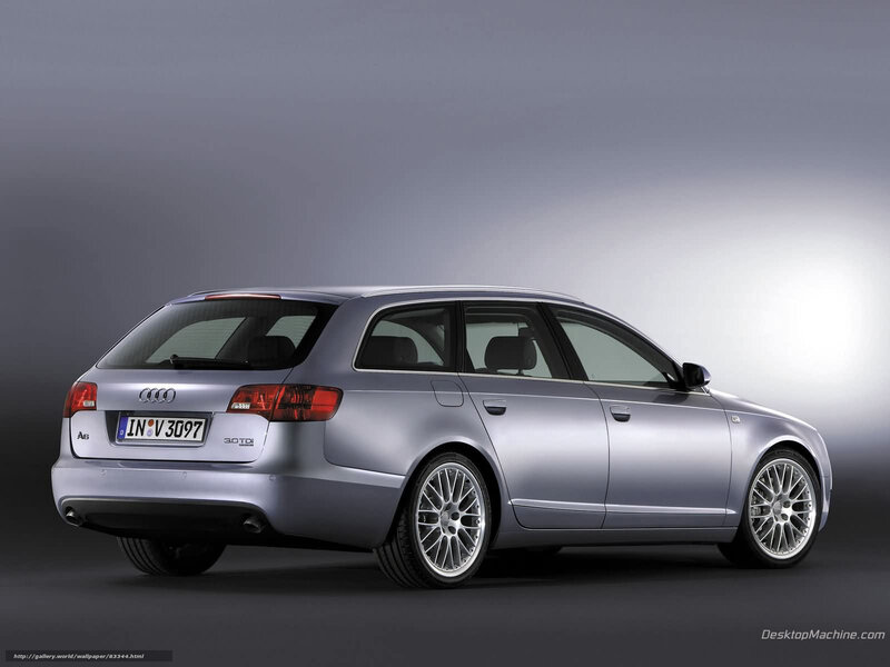 Silver Audi A6 Avant — Neutral, Photograph