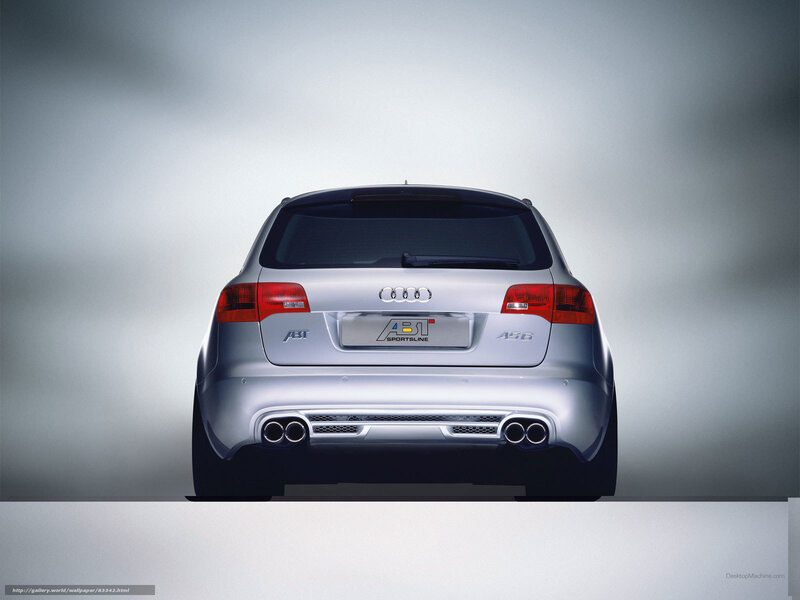 Silver Audi A6 Car