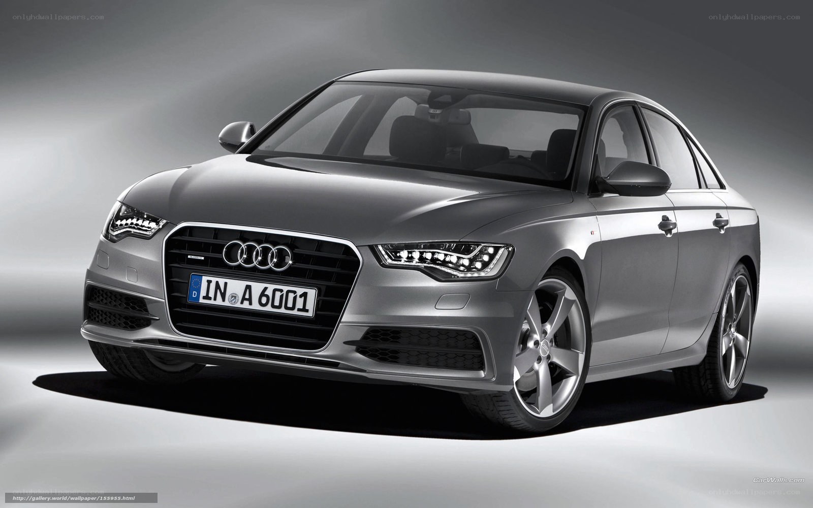 Silver Audi A6 Sedan