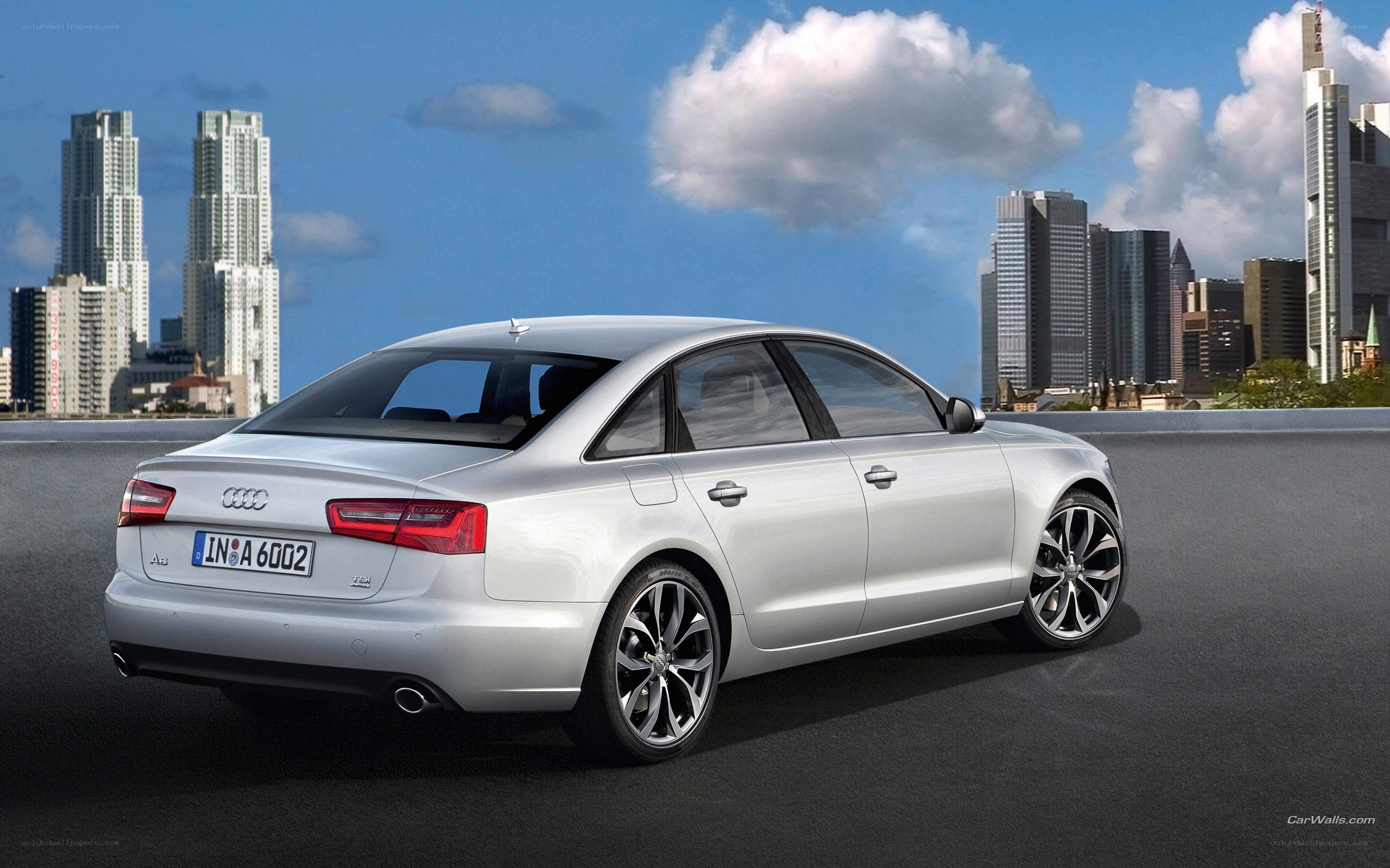 silver audi a6 sedan