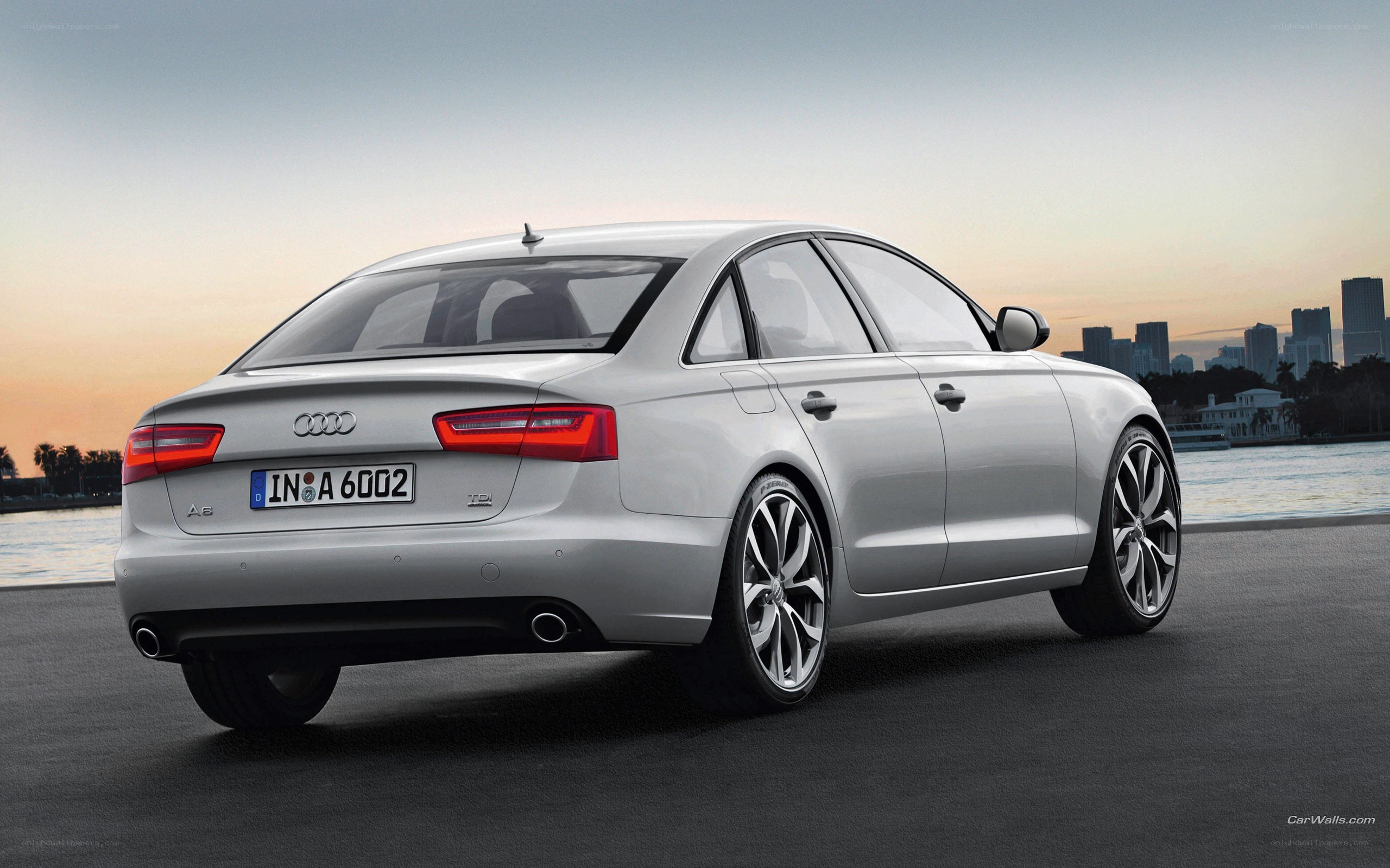 silver audi a6 sedan
