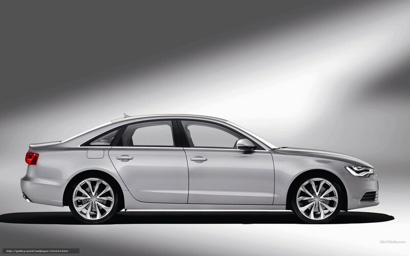 Silver Audi A6 Sedan — Dramatic