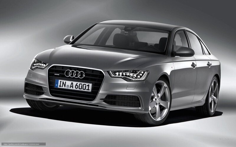Silver Audi A6 Sedan — Gray, Dramatic