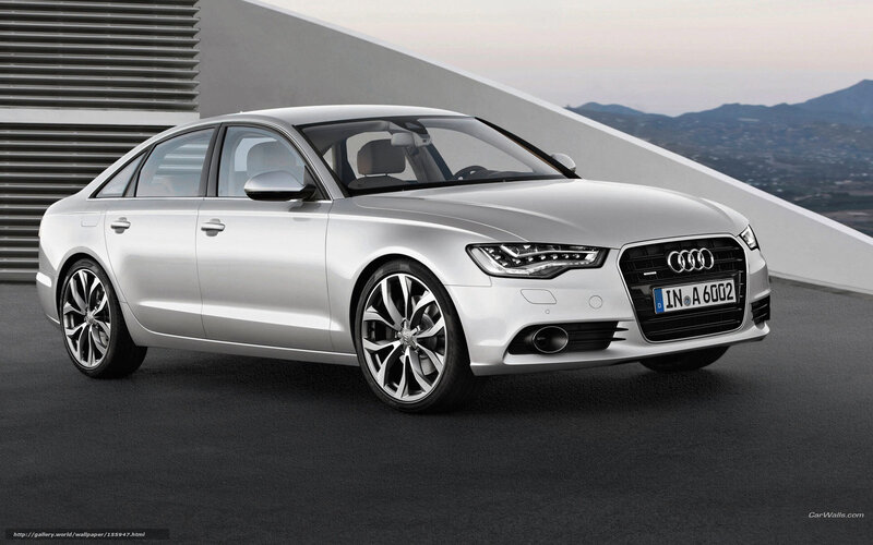 Silver Audi A6 Sedan — Modern