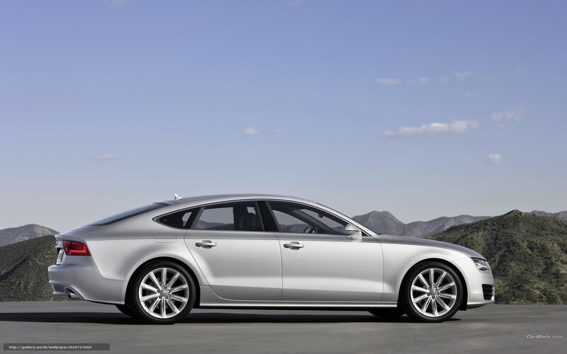 silver audi a7 sedan