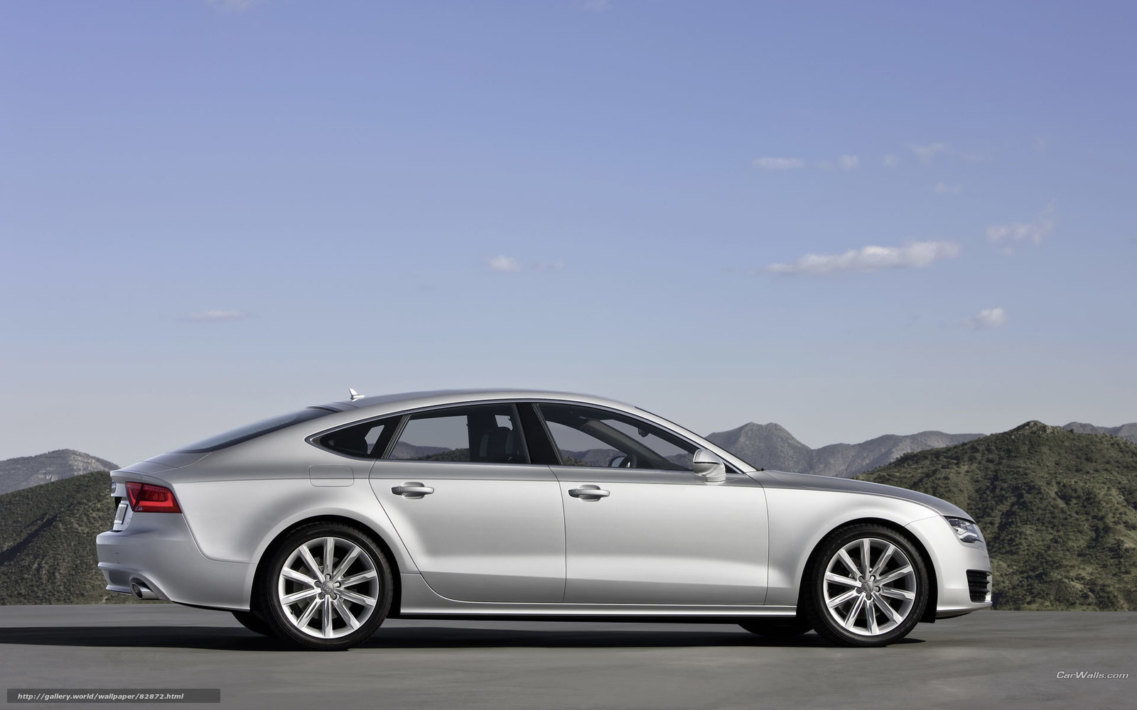 silver audi a7 sedan