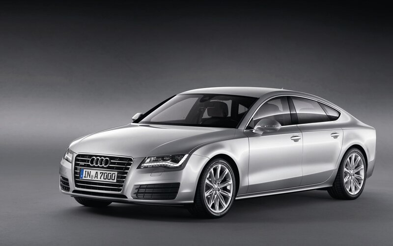 silver audi a7 sedan