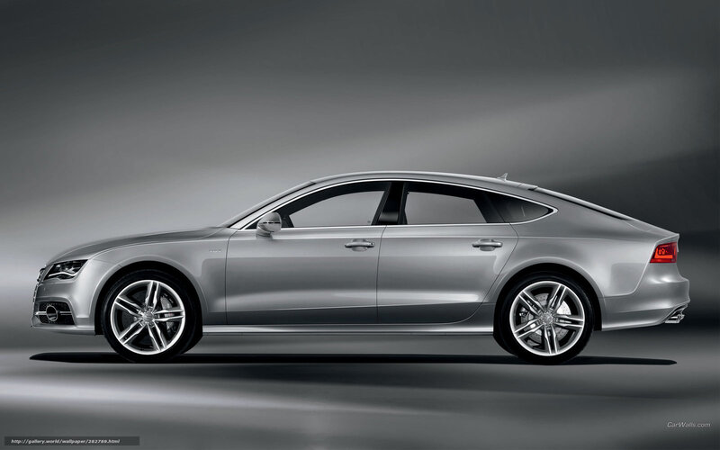 Silver Audi A7 Sedan — Dramatic