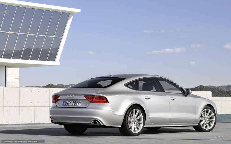 Silver Audi A7 Sedan — Serene, Afternoon, Photograph