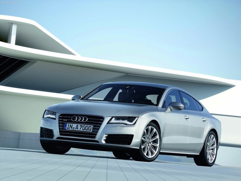 Silver Audi A7 Sedan — Serene, Afternoon